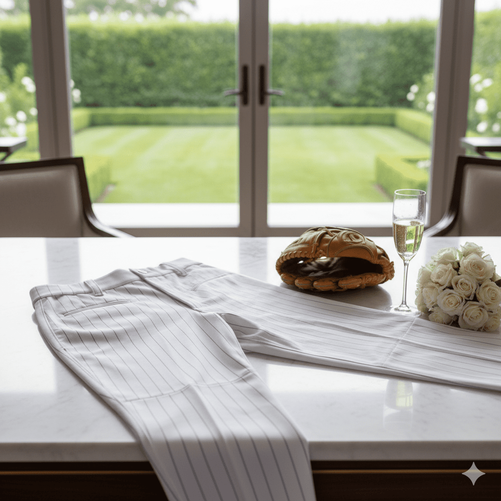 Luxury Baseball Pants - Premium Athletic Wear Fashion Editorial