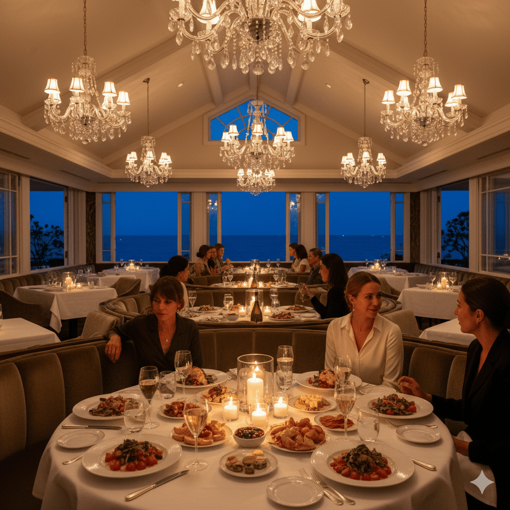 Candlelit culinary intrigue at Hamptons hotels restaurant access