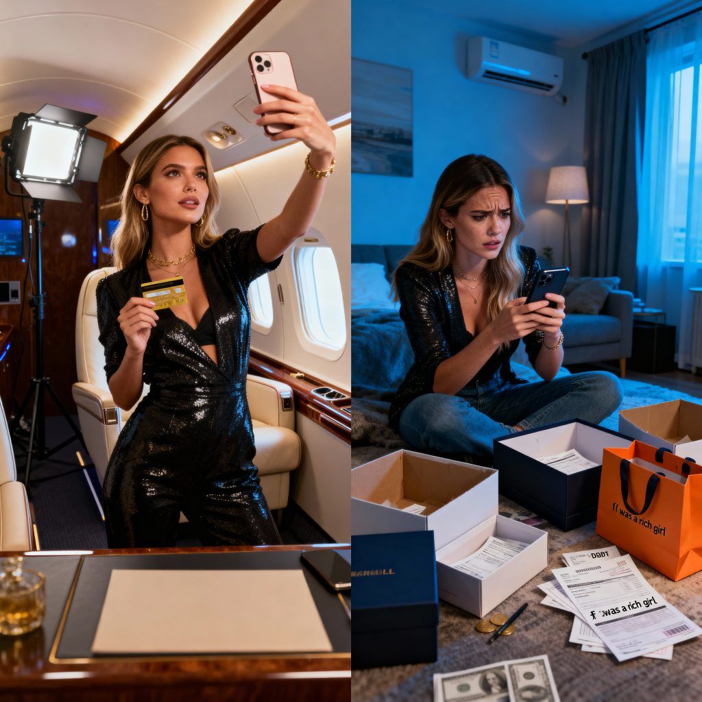 If I was a rich girl Instagram performance versus reality showing influencer debt and fake wealth costs