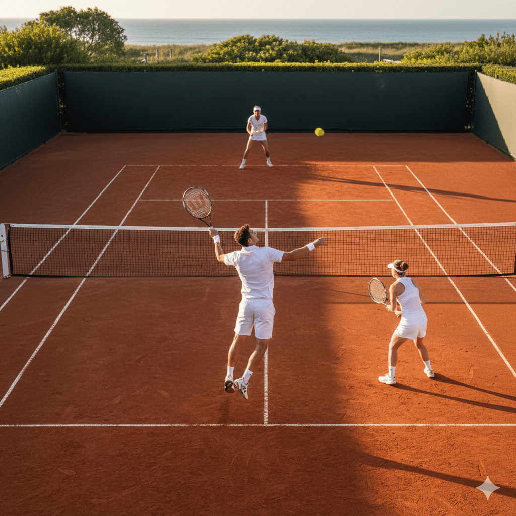 Overhead Tennis Shot: Mastering the Hamptons Club Signature Move