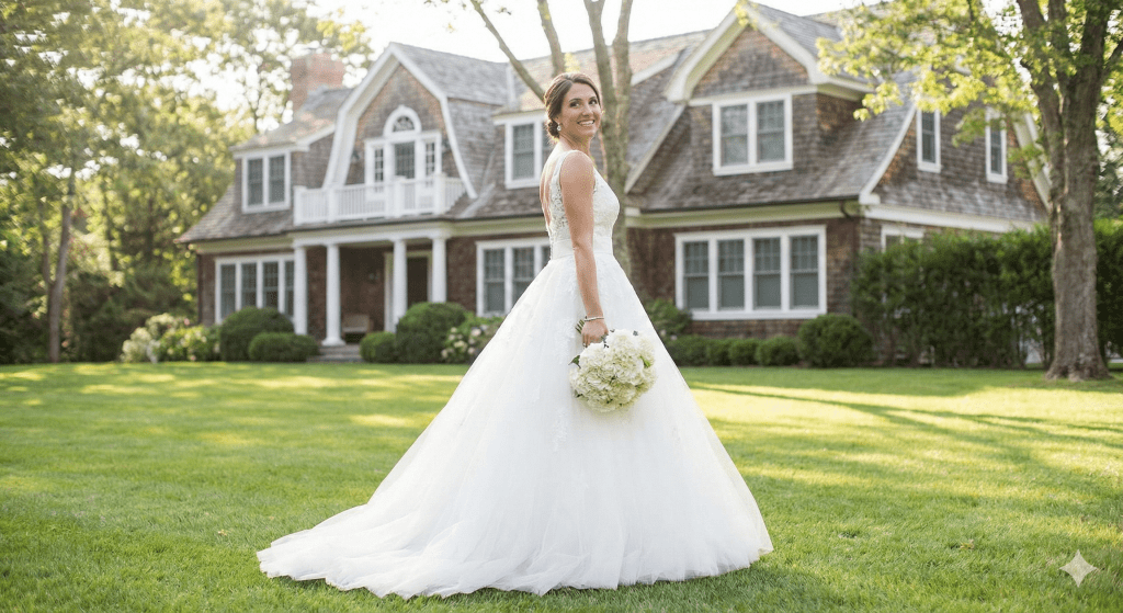 Basque Waist Wedding Dress: The Silhouette Hamptons Brides Can't Stop Requesting