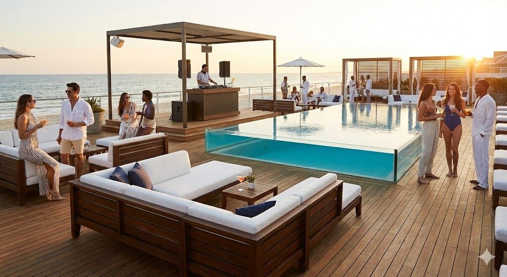 Modern Chic Beach Club