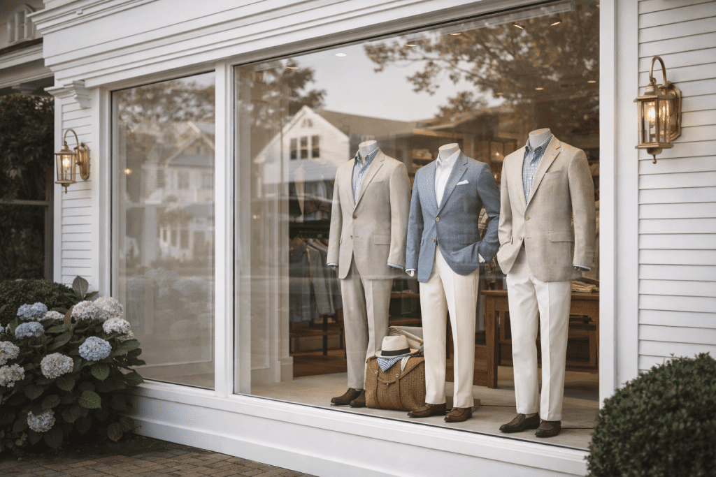 Hamptons store with old money brands