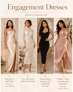 The Dress That Truly Makes Your Engagement Photos Feel Like You