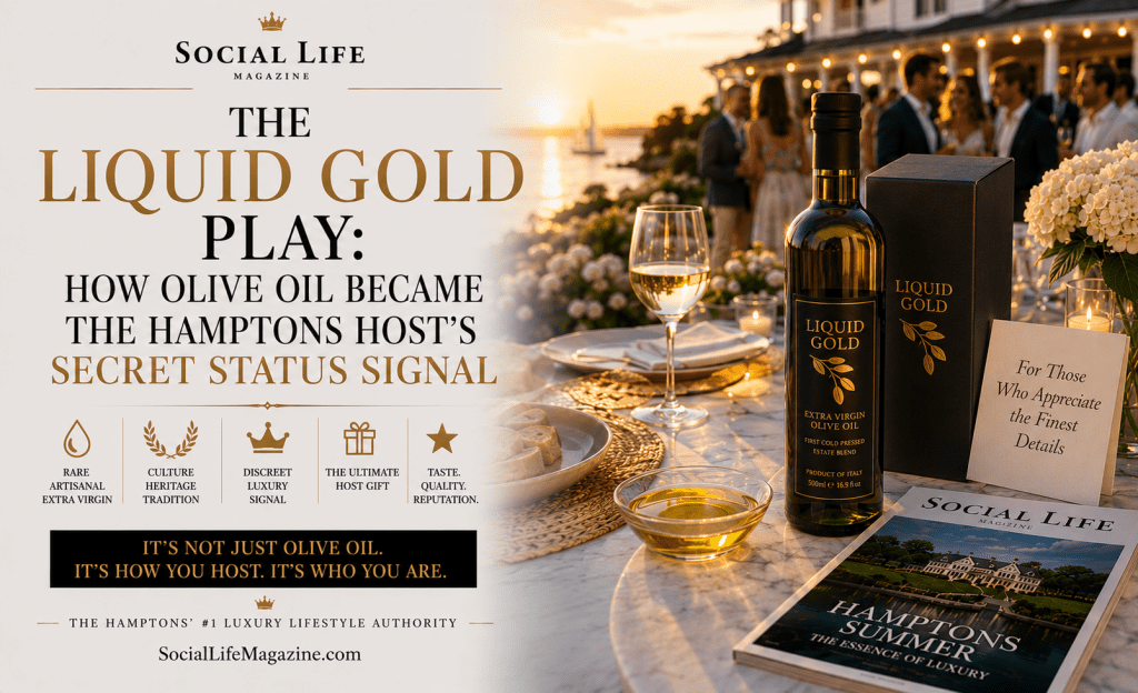 Liquid Gold-Olive Oil Hamptons Status Signal